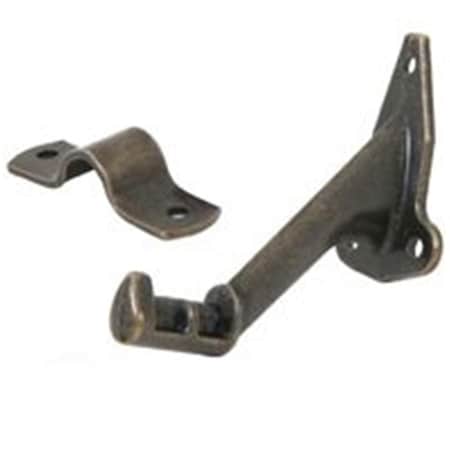 Gan Eden 830130 Handrail Bracket, Antique Brass GA417381